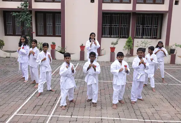 Mount-carmel-vidyaniketan-Karate Training